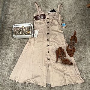Khaki sundress (dress only)